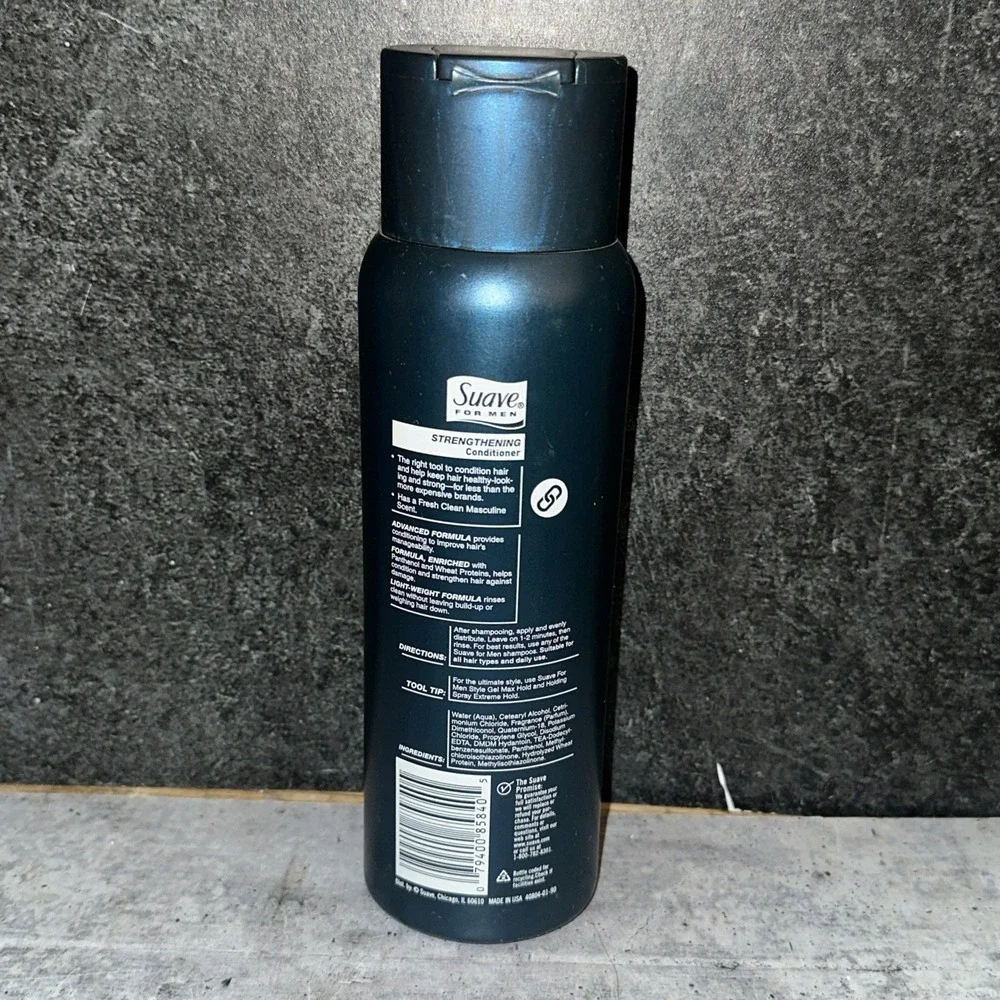 suave men strengtheningconditiooner  Original Formula Hard To Find Sz 14.5